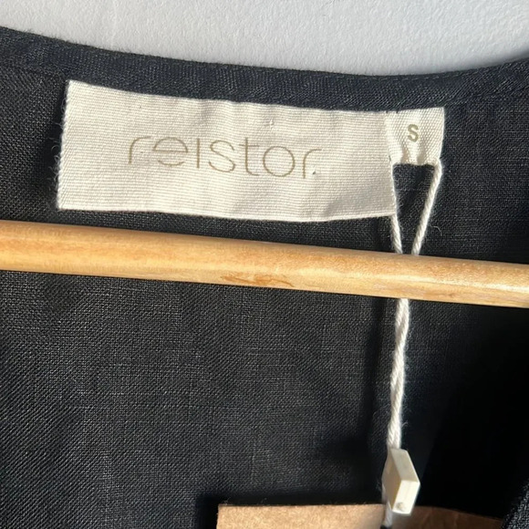 NEW Madewell X Reistor Cropped Wrap linen Jumpsuit - Picture 8 of 12